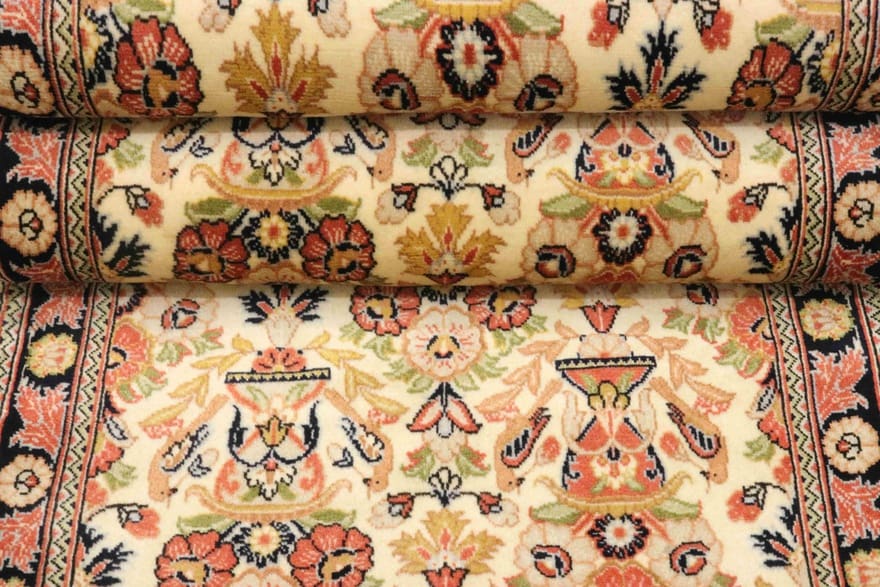 Qom Persian Rug 305 × 80 cm, Wool, hand-knotted