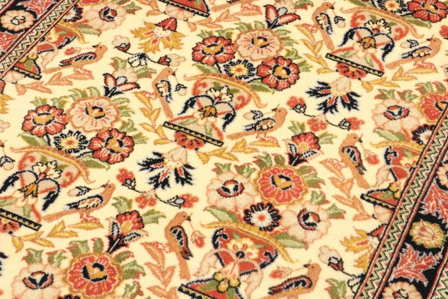 Qom Persian Rug 305 × 80 cm, Wool, hand-knotted