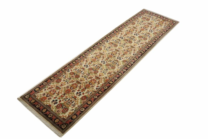 Qom Persian Rug 305 × 80 cm, Wool, hand-knotted