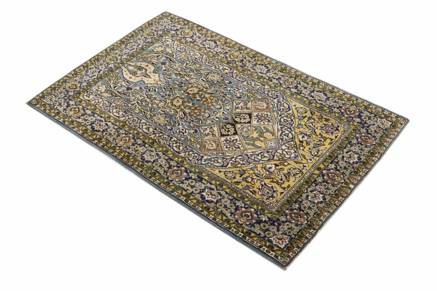 Qom Persian Rug — hand-knotted, 160 × 103 cm, Wool