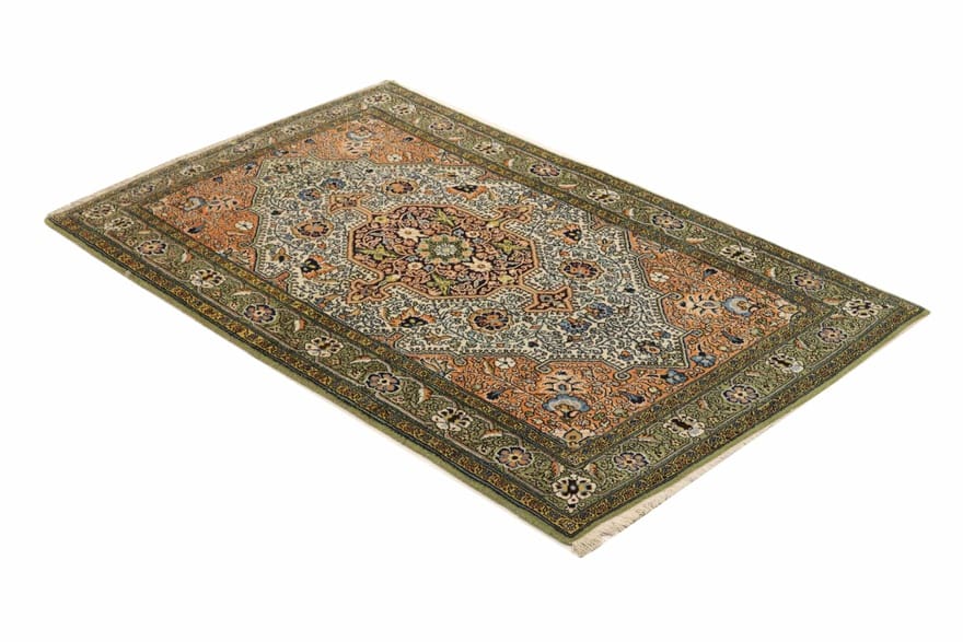 Qom Persian Rug — hand-knotted, 180 × 110 cm, Wool