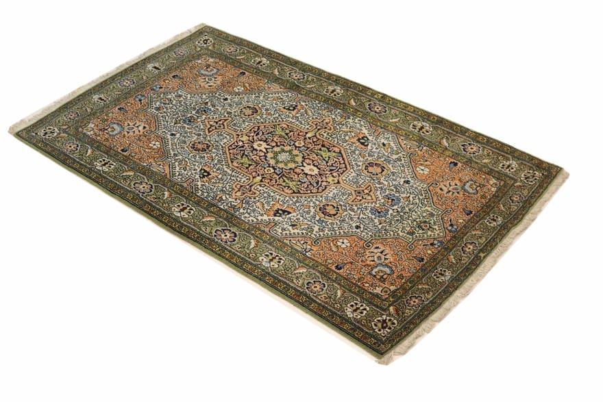 Qom Persian Rug — hand-knotted, 180 × 110 cm, Wool