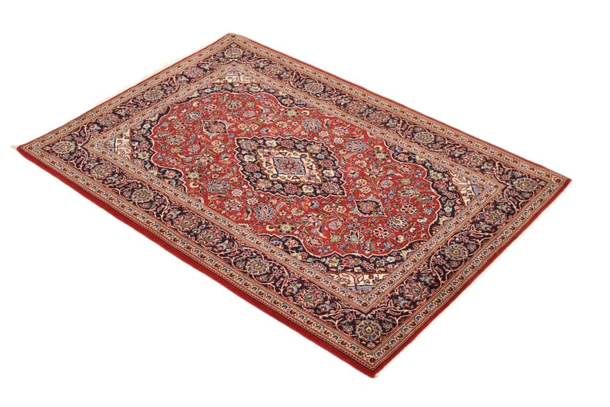 Hand-Knotted Wool Kashan Persian Rug, 168 × 118 cm