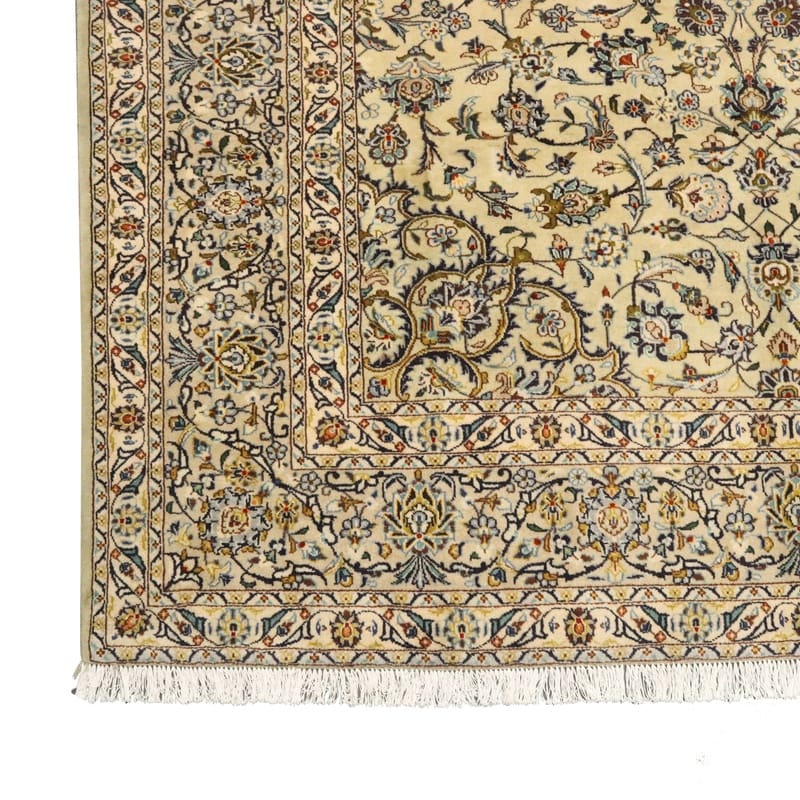 Kashan Persian Rug 377 × 270 cm, Wool, hand-knotted