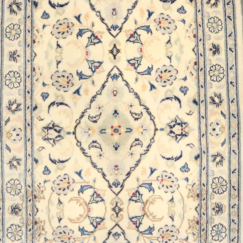 Kashan Persian Rug — hand-knotted, 298 × 81 cm, Wool