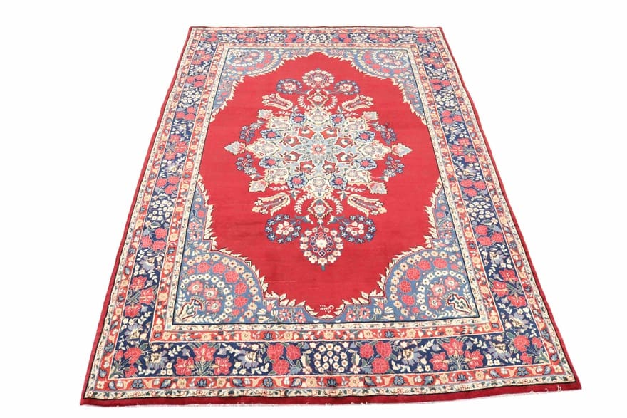 yazd-teppich-302x202-cm-mit-floralen-motiven-handgeknupft-perserteppich-4 Yazd Persian Rug — hand-knotted, 300 × 201 cm, Wool