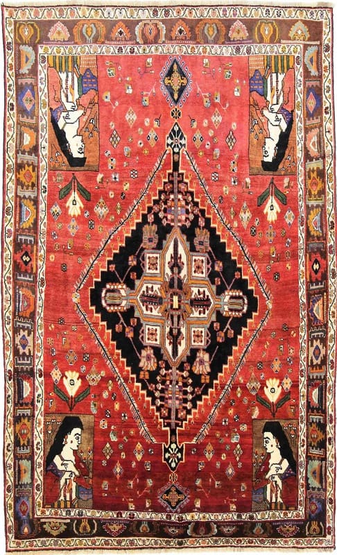 Qashqai Persian Rug — hand-knotted, 270 × 163 cm