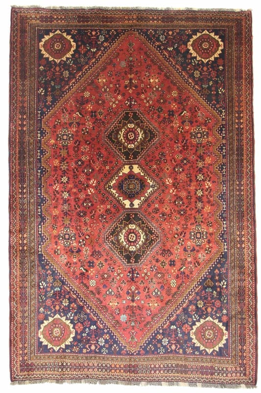 ghashghai-teppich-286x189-cm-160000-knoten-perserteppich-handgeknupft Qashqai Persian Rug — hand-knotted, 284 × 188 cm