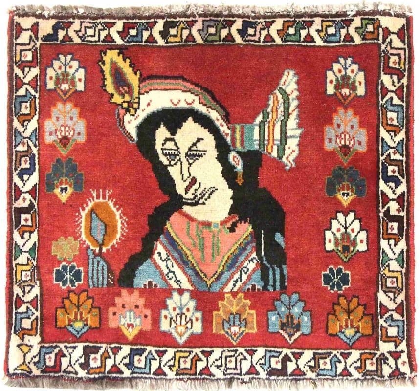 Qashqai Persian Rug 72 × 45 cm, Wool, hand-knotted