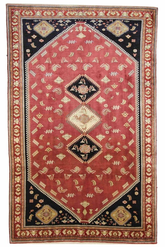 Qashqai Persian Rug 303 × 192 cm, Wool, hand-knotted