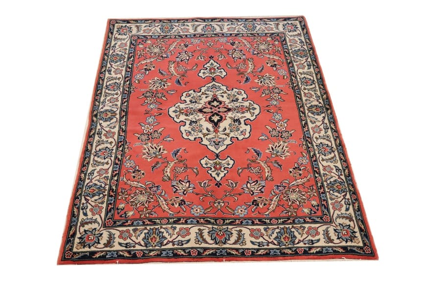 Sarouk Farahan Persian Rug — hand-knotted, 205 × 142 cm, Wool
