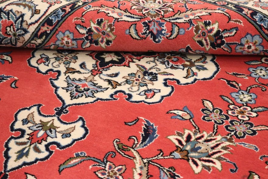 Sarouk Farahan Persian Rug — hand-knotted, 205 × 142 cm, Wool