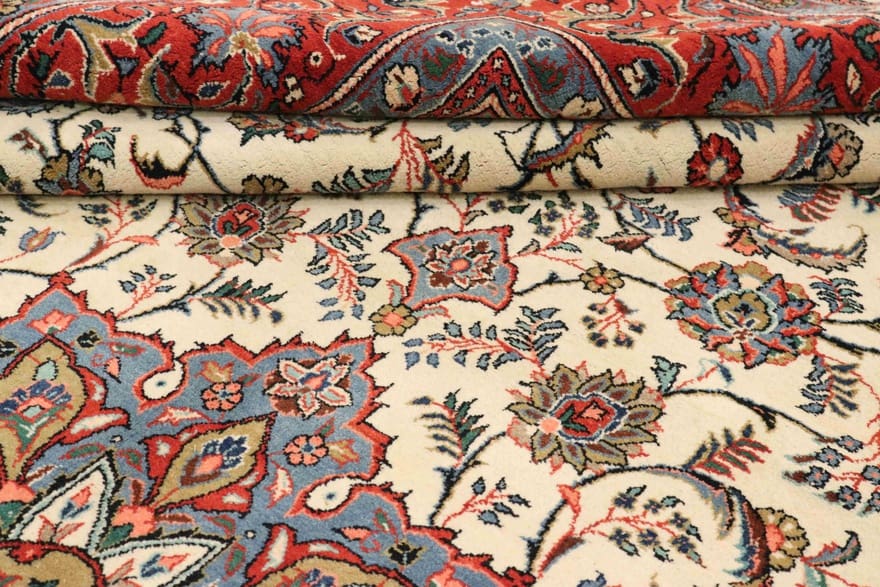 Sarouk Farahan Persian Rug 391 × 282 cm, Wool, hand-knotted