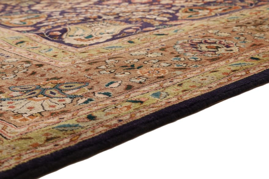 Tabriz Persian Rug — hand-knotted, 318 × 200 cm, Wool & Silk