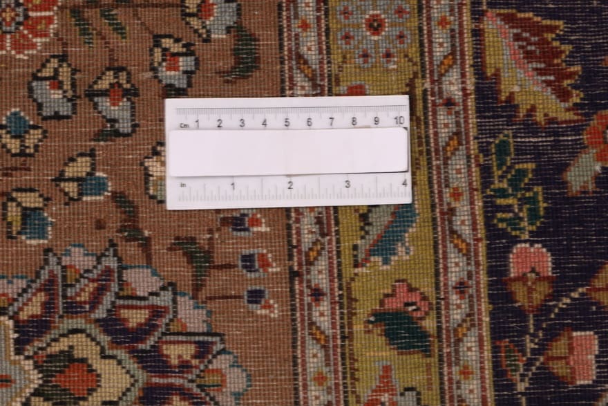 Tabriz Persian Rug — hand-knotted, 318 × 200 cm, Wool & Silk