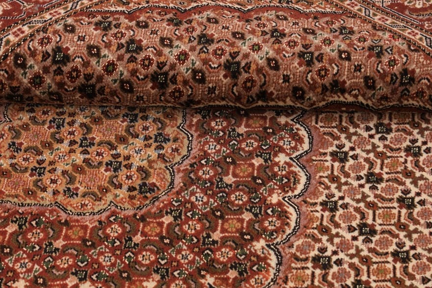 Tabriz Persian Rug — hand-knotted, 203 × 155 cm, Wool & Silk
