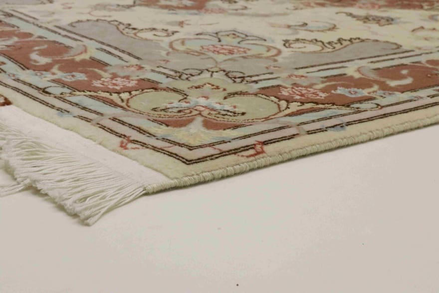 Tabriz Persian Rug — hand-knotted, 155 × 104 cm, Wool & Silk