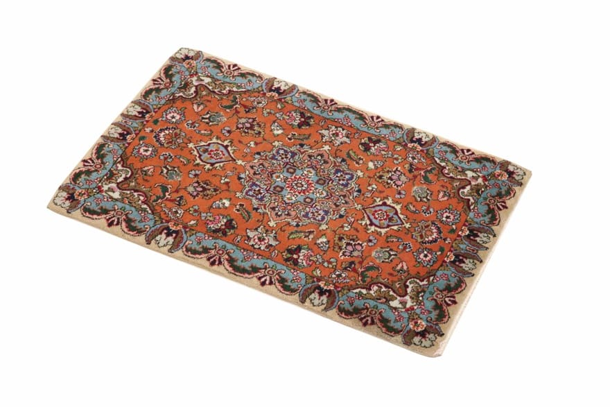 tabriz-50-raj-teppich-84x56-cm-handgeknupft-perserteppich-1 Tabriz Persian Rug — hand-knotted, 82 × 55 cm, Wool