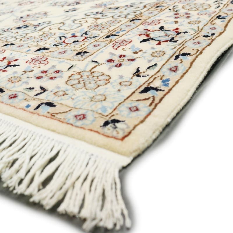 exklusiver-nain-6la-teppich-159x107-cm-handgeknupft-persien-7 Hand-Knotted Wool & Silk Nain Persian Rug, 157 × 106 cm