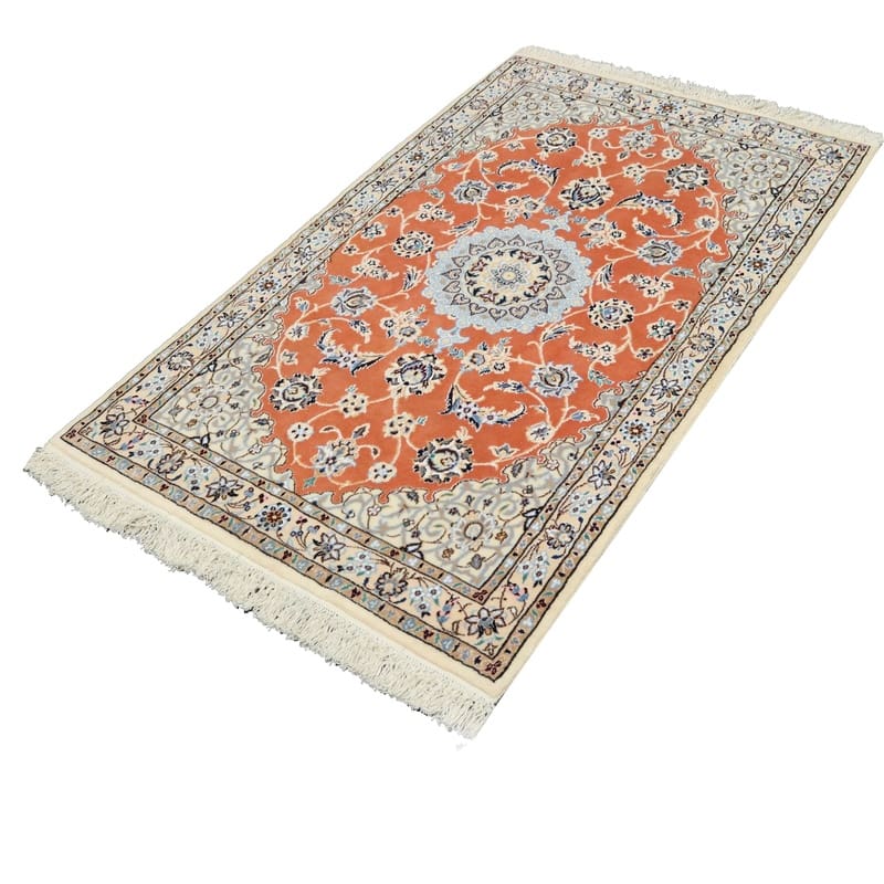 Nain Persian Rug 152 × 94 cm, Wool & Silk, hand-knotted
