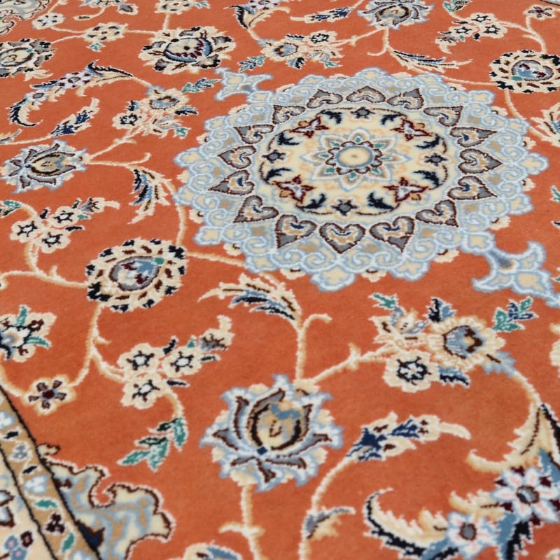 Nain Persian Rug 152 × 94 cm, Wool & Silk, hand-knotted