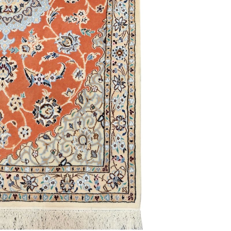 Nain Persian Rug 152 × 94 cm, Wool & Silk, hand-knotted