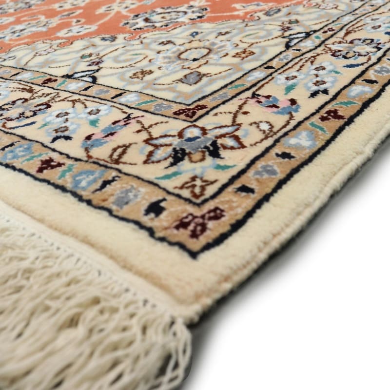Nain Persian Rug 152 × 94 cm, Wool & Silk, hand-knotted