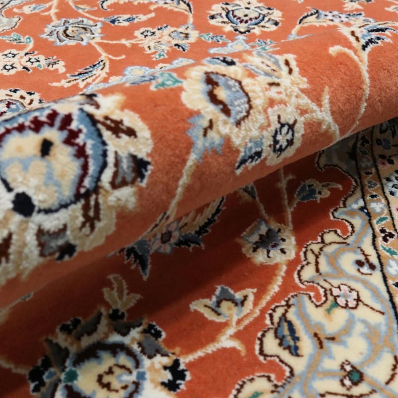 Nain Persian Rug 152 × 94 cm, Wool & Silk, hand-knotted