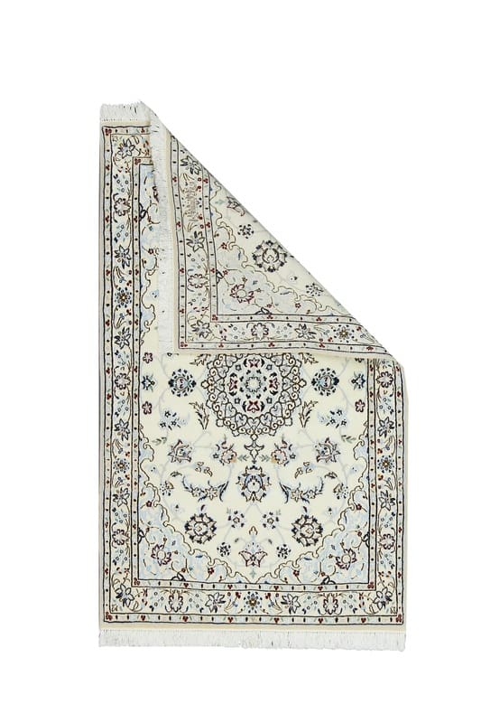 Nain Persian Rug — hand-knotted, 137 × 82 cm, Wool & Silk