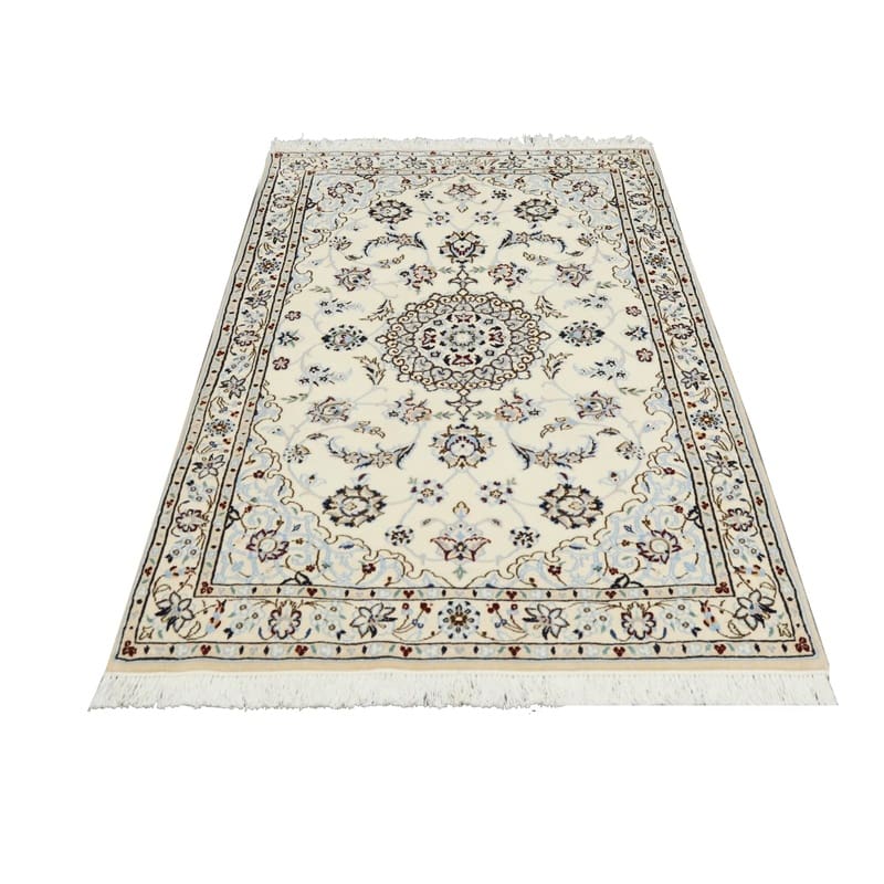 Nain Persian Rug — hand-knotted, 137 × 82 cm, Wool & Silk