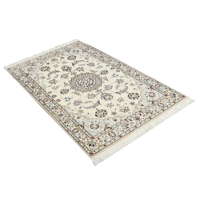 Nain Persian Rug — hand-knotted, 137 × 82 cm, Wool & Silk