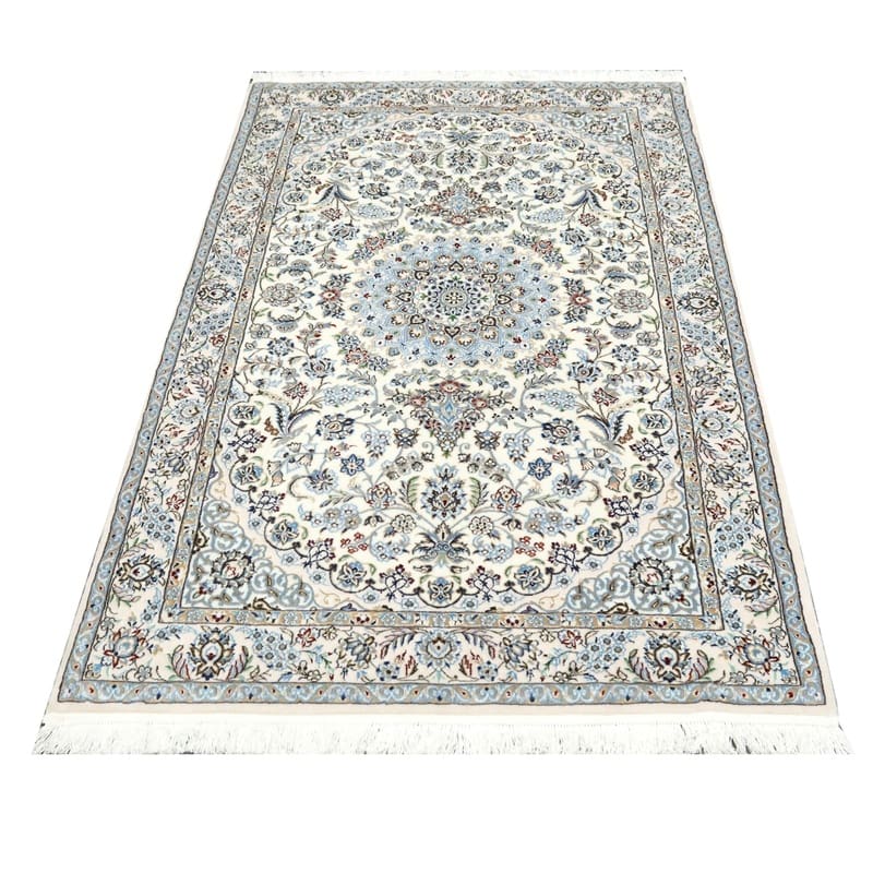 Nain Persian Rug — hand-knotted, 168 × 107 cm, Wool & Silk
