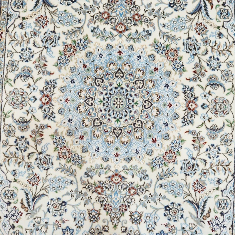 Nain Persian Rug — hand-knotted, 168 × 107 cm, Wool & Silk