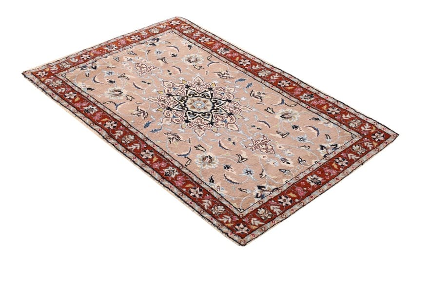 Nain Persian Rug 126 × 83 cm, Wool, hand-knotted