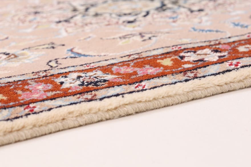 Nain Persian Rug 126 × 83 cm, Wool, hand-knotted