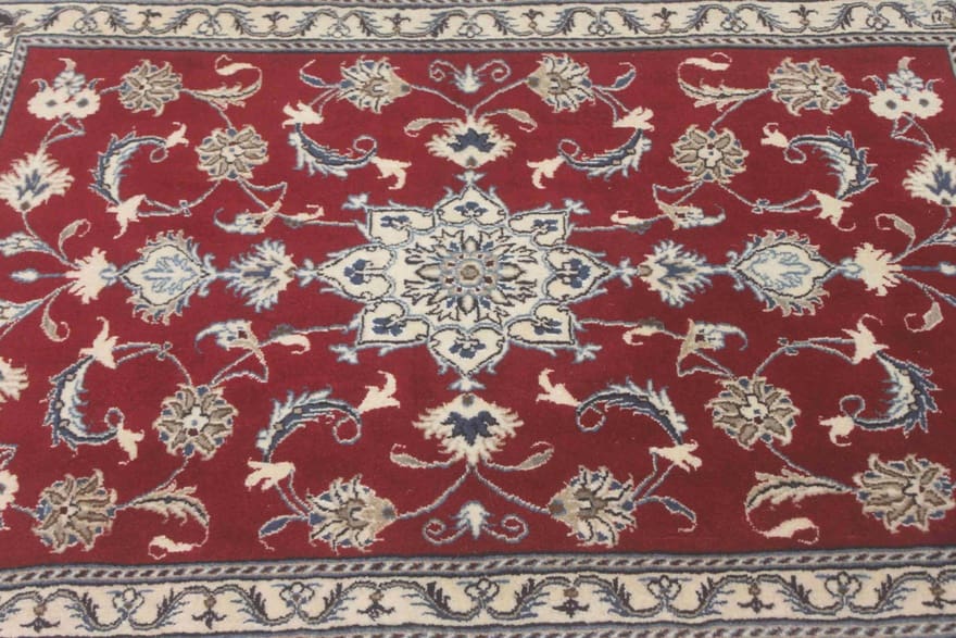 Nain Persian Rug 146 × 96 cm, Wool, hand-knotted