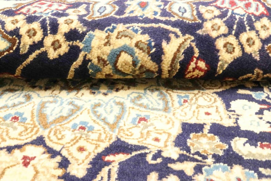 Nain Persian Rug 150 × 93 cm, Wool & Silk, hand-knotted