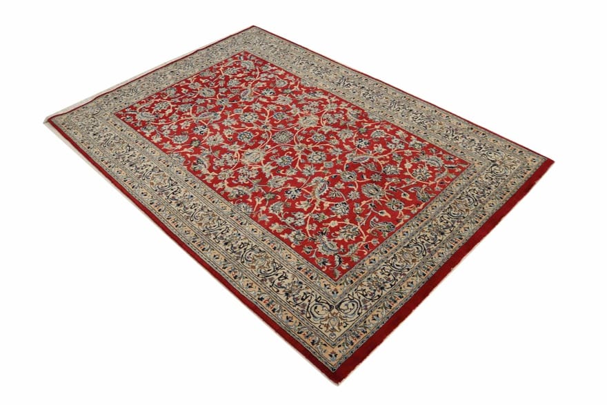 exklusiver-nain-teppich-286x199-cm-handgeknupft-in-rot-beige-4 Nain Persian Rug — hand-knotted, 284 × 198 cm, Wool & Silk