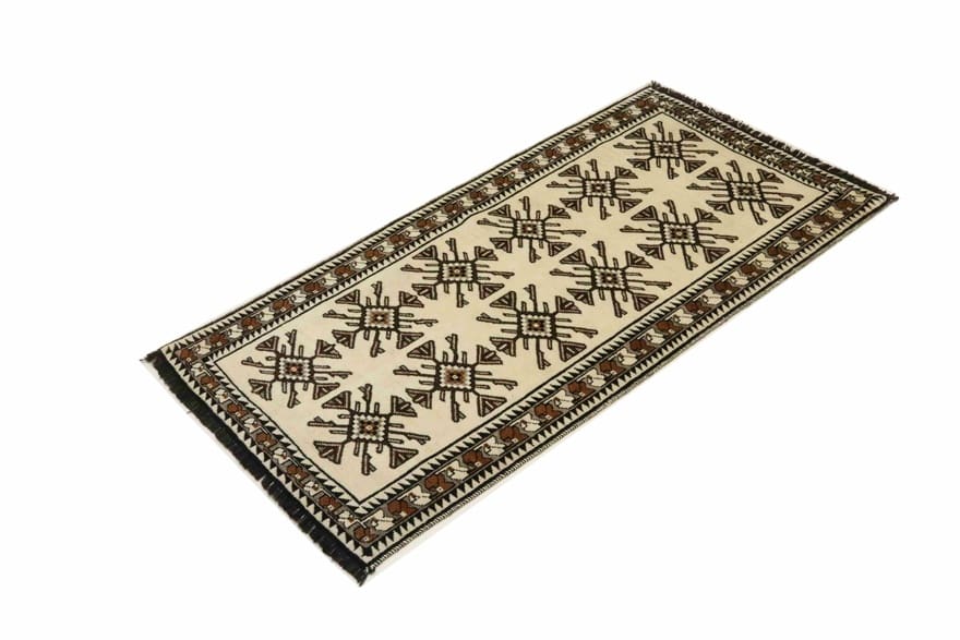 Shiraz Persian Rug 199 × 100 cm, Wool, hand-knotted