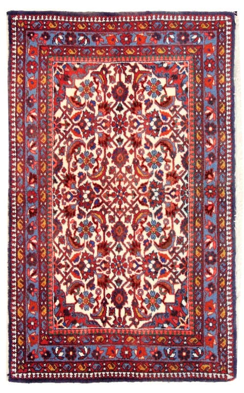 rugeast-tafresch-teppich-100x61-cm-handgeknupft-persischer-stil Hand-Knotted Wool Persian Rug, 98 × 60 cm
