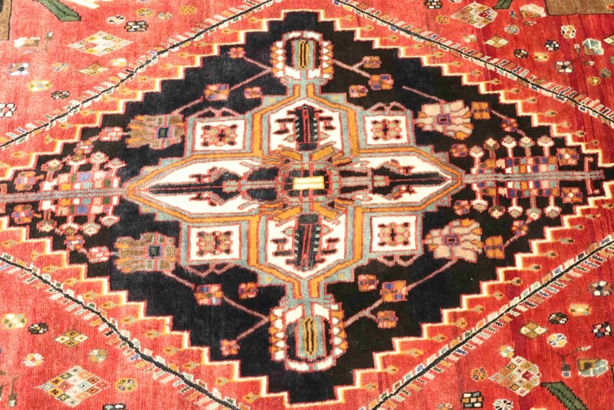 Qashqai Persian Rug — hand-knotted, 270 × 163 cm