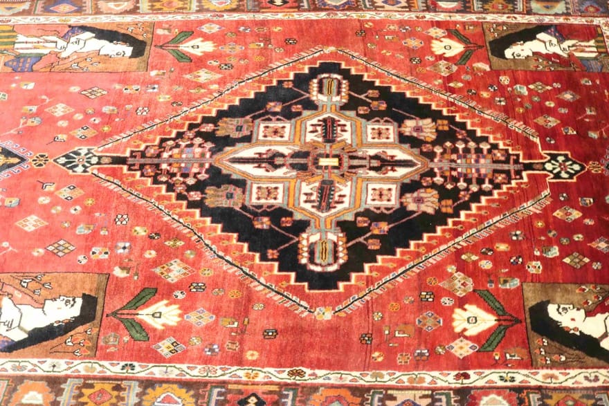 Qashqai Persian Rug — hand-knotted, 270 × 163 cm