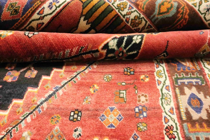 Qashqai Persian Rug — hand-knotted, 270 × 163 cm