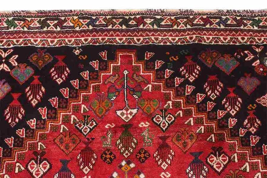 ghashghai-orientteppich-273x179-cm-handgeknupft-100-wolle-4 Qashqai Persian Rug 271 × 178 cm, hand-knotted