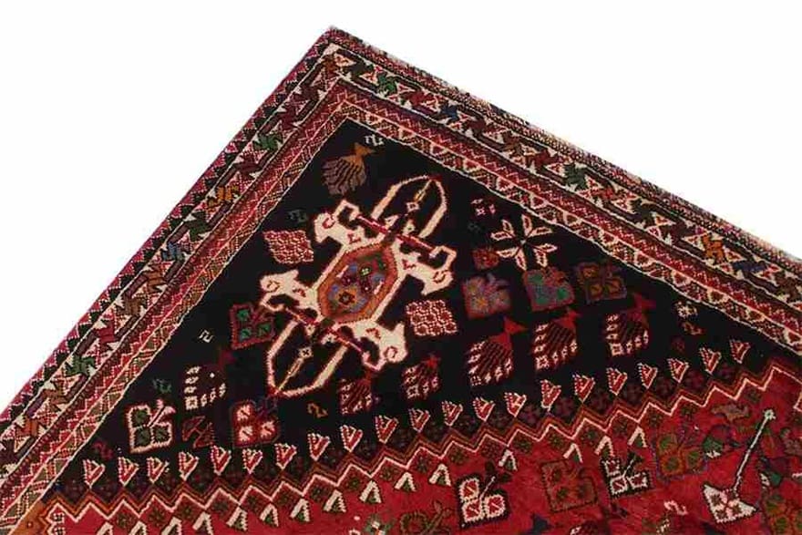 ghashghai-orientteppich-273x179-cm-handgeknupft-100-wolle-5 Qashqai Persian Rug 271 × 178 cm, hand-knotted