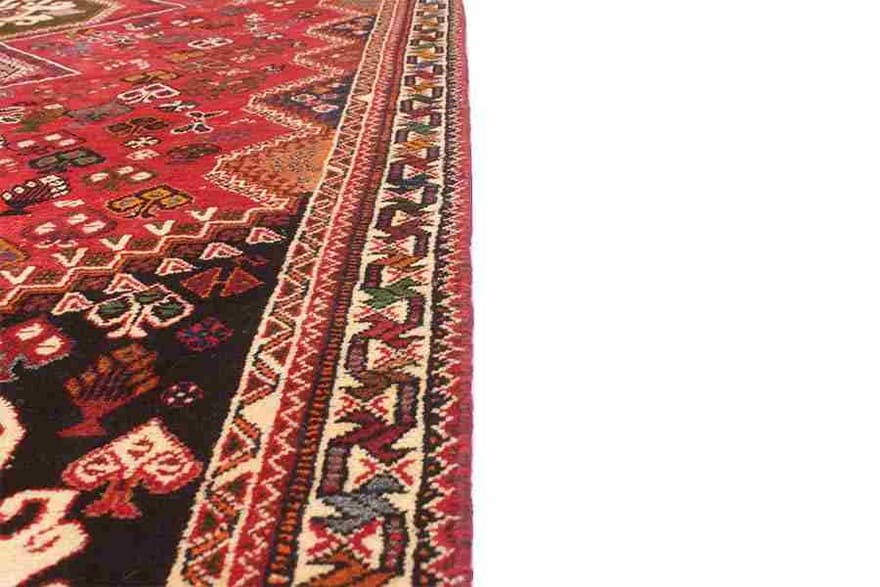 ghashghai-orientteppich-273x179-cm-handgeknupft-100-wolle-7 Qashqai Persian Rug 271 × 178 cm, hand-knotted