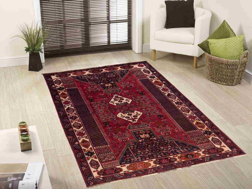 ghashghai-orientteppich-268x172-cm-handgeknupft-aus-wolle-1 Qashqai Persian Rug — hand-knotted, 266 × 171 cm