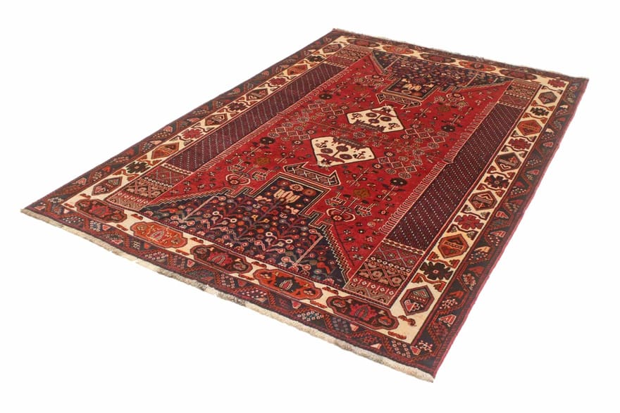 ghashghai-orientteppich-268x172-cm-handgeknupft-aus-wolle-2 Qashqai Persian Rug — hand-knotted, 266 × 171 cm
