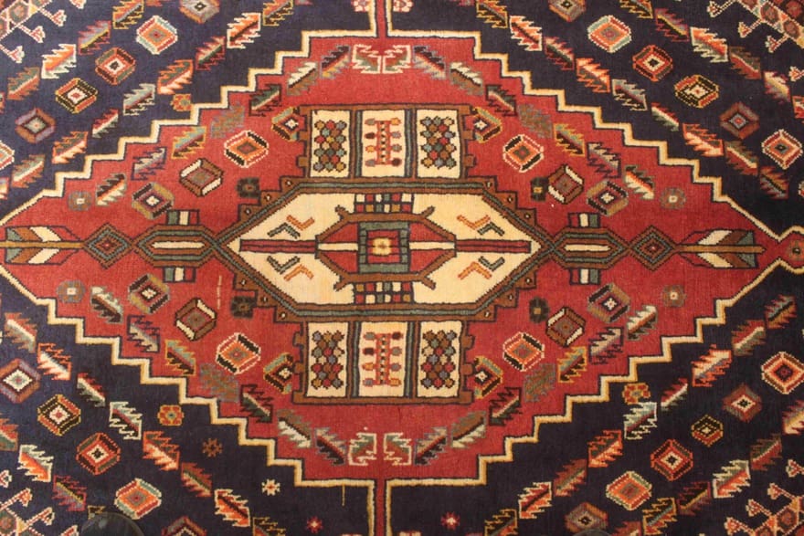 ghashghai-teppich-304x180-cm-128000-knoten-m-rot-orange-handgeknupft-1 Qashqai Persian Rug — hand-knotted, 302 × 179 cm