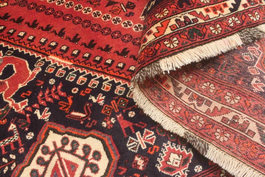 Qashqai Persian Rug — hand-knotted, 306 × 208 cm, Wool